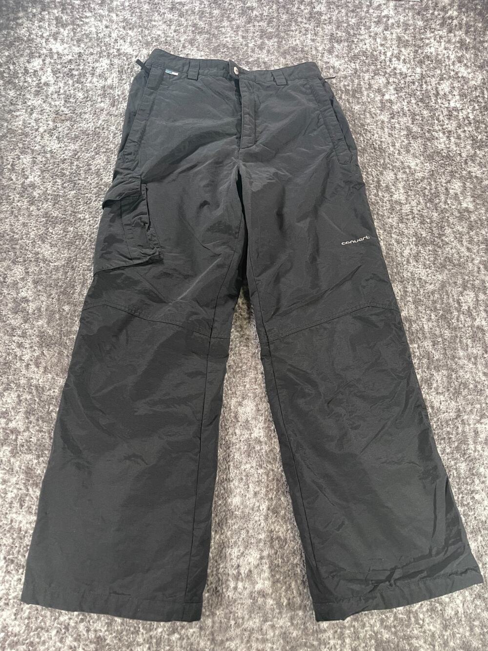 Columbia Convert Base TRX Youth Black Winter Ski Snow Pants 18/20 XL Snowboard